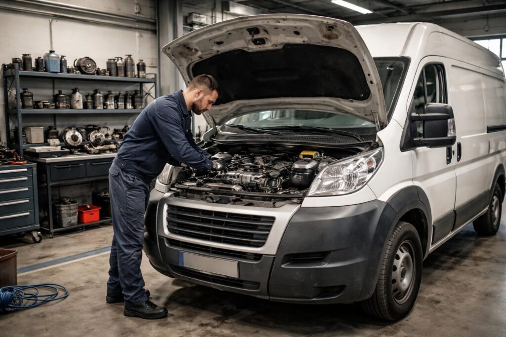 découvrez quel budget prévoir pour l'entretien d'un utilitaire diesel après 150 000 km et comment optimiser vos coûts pour assurer sa longévité.