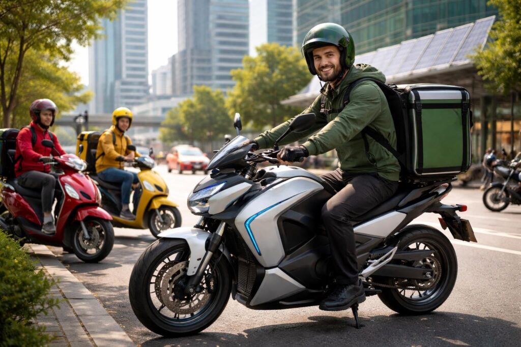 découvrez pourquoi les motos électriques gagnent en popularité auprès des livreurs urbains grâce à leur économie, leur silence et leur respect de l'environnement.