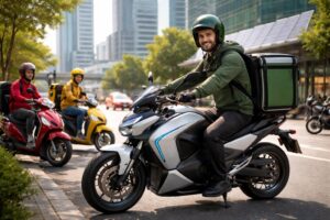 découvrez pourquoi les motos électriques gagnent en popularité auprès des livreurs urbains grâce à leur économie, leur silence et leur respect de l'environnement.