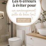 Salle de bain de 5m² bien aménagée