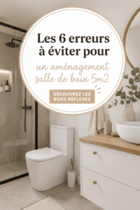 Salle de bain de 5m² bien aménagée