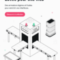 Exemple d'animation Lottie sur un site web moderne