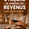 Femme cuisinant dans sa cuisine pour créer des plats à vendre.
