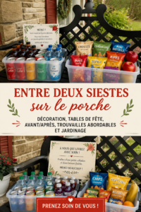 Un porche joliment décoré avec des plantes et des meubles confortables.