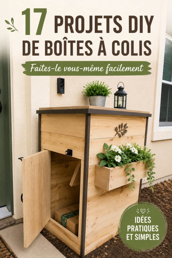 Projets DIY de boîtes aux lettres colorées et créatives pour le jardin