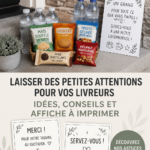 Station d'en-cas pour livreurs avec biscuits et fruits sains