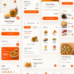 Interface utilisateur du kit FoodKo pour applications de livraison