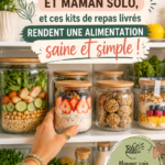 Un kit de repas avec des ingrédients frais et des recettes saines pour la cuisine familiale.