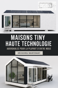Maison moderne et compacte avec un design fonctionnel