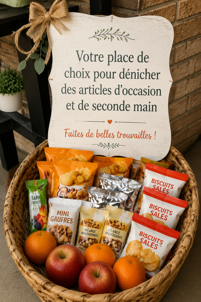 Personne examinant des objets d'occasion dans un marché local.