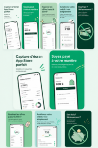 Modèles de captures d'écran attrayants pour l'App Store