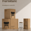 Une vue élégante d'un salon avec des meubles Modus au design moderne.