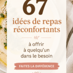 Plat réconfortant composé de soupe et de pain frais