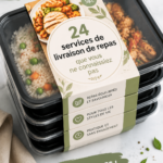 Sélection de repas sains et savoureux livrés à domicile