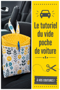 Un vide poche de voiture fait maison, affichant des objets organisés comme des clés et des documents.