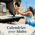 Calendrier pratique sur un bureau, prêt à être utilisé pour mieux s'organiser