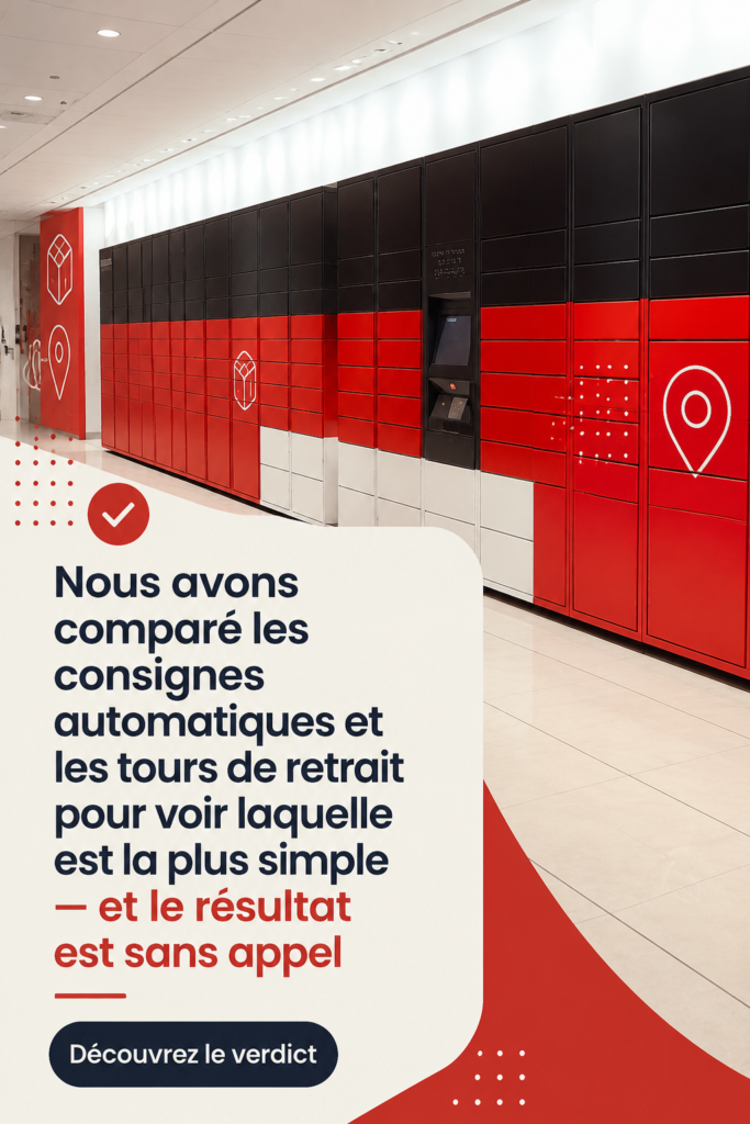 Services de retrait Amazon et Walmart comparés avec des colis et clients