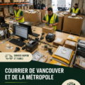 Vue sur Vancouver avec des services de livraison rapides