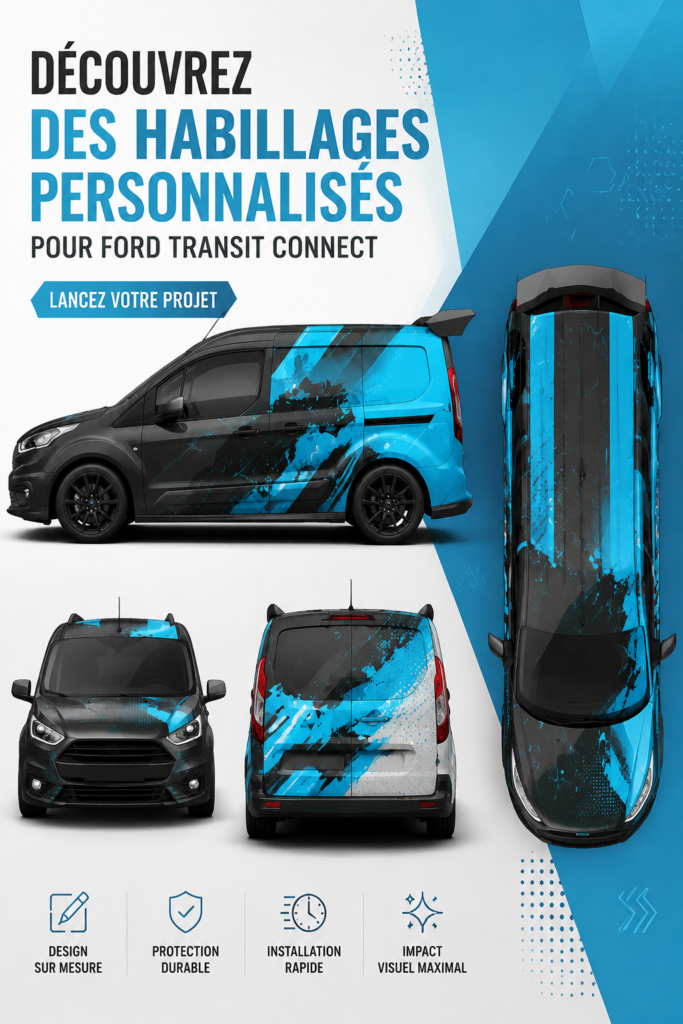 Ford Transit Connect avec un design de branding original