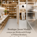 Vue extérieure du Jason Markk store à Londres, mettant en avant son design moderne et accueillant.