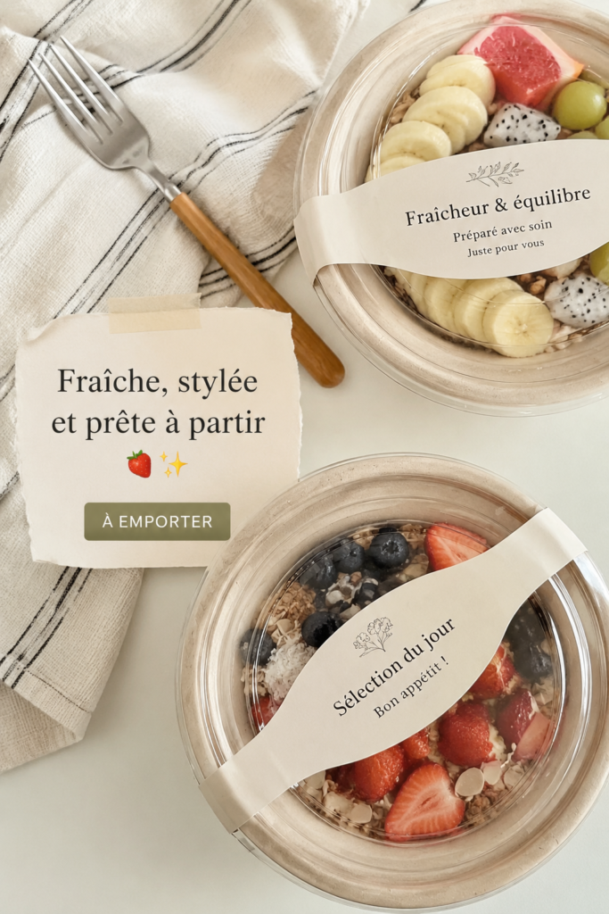Produits frais et colorés sur une table de cuisine