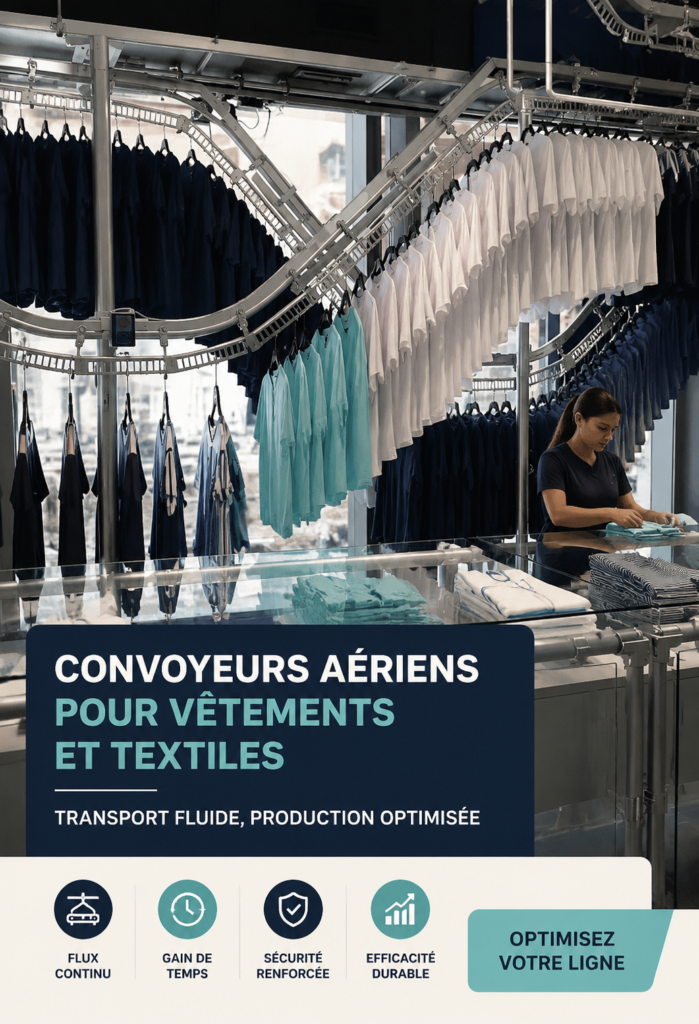 Système de transport de vêtements en milieu domestique