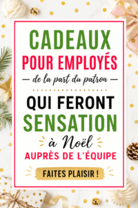 Cadeaux de Noël soigneusement emballés pour des employés heureux.