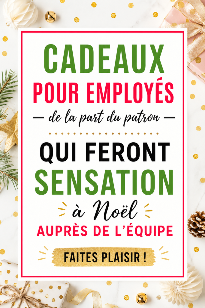 Cadeaux de Noël soigneusement emballés pour des employés heureux.
