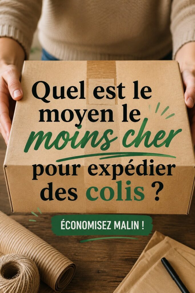 Femme préparant un colis pour l'expédition