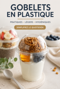 Un ensemble coloré de gobelets jetables sur une table de fête, prêts à être utilisés.