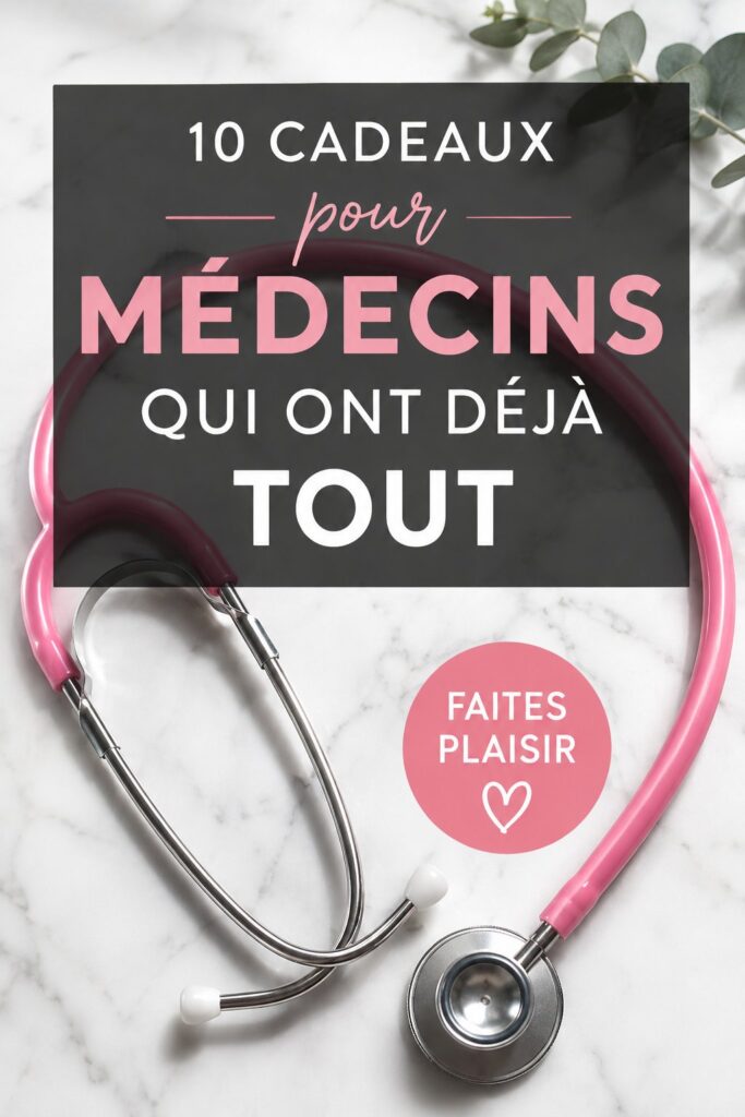 Image illustrant des idées de cadeaux pratiques pour médecins