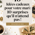 Une sélection de cadeaux originaux pour hommes disposés sur une table.