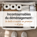 Une femme examine des cartons de déménagement dans sa nouvelle maison.