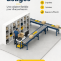 Femme utilisant un logiciel de logistique pour gérer ses envois
