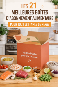 Sélection de box de repas variés sur une table, mettant en avant la diversité des saveurs et la praticité de la livraison.