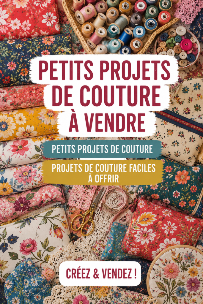 Femme réalisant un projet de couture simple pour offrir en cadeau.