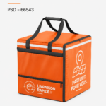 Organisateurs de vinyles colorés sur une étagère en bois.