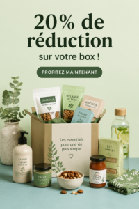 Box de livraison avec réduction de 20 % pour femmes