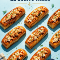 Rolls de homard beurrés présentés sur une assiette avec garniture