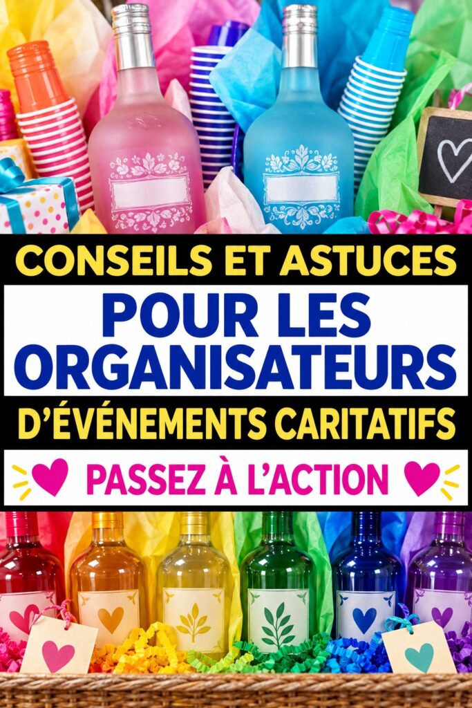 Femme souriante organisant un événement caritatif