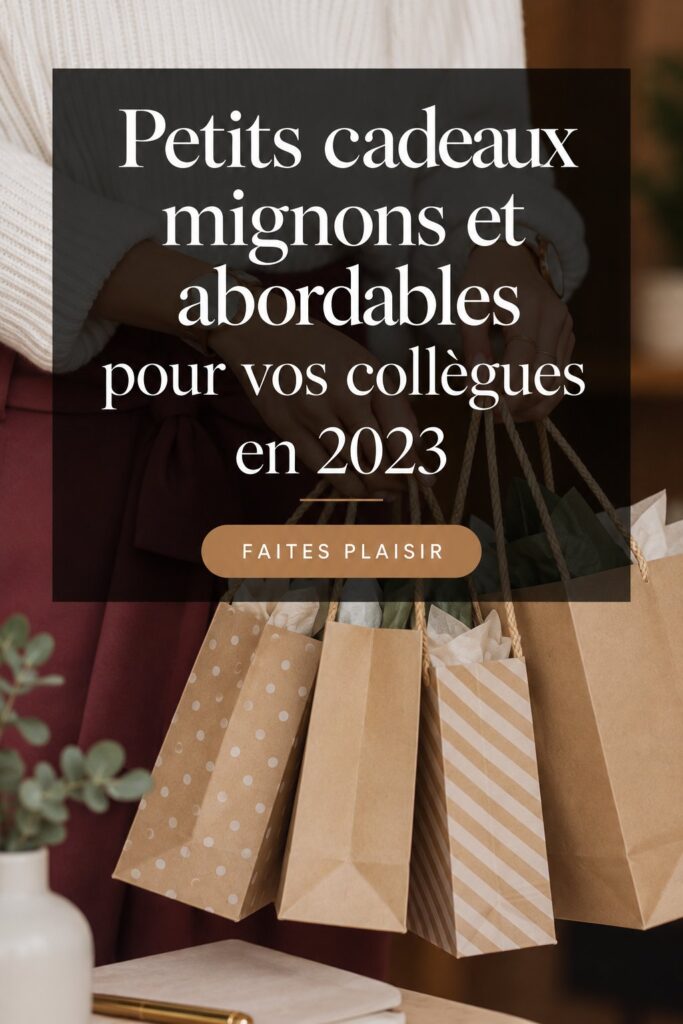 Un ensemble de cadeaux adorables et pratiques pour les collègues, idéal pour le bureau.