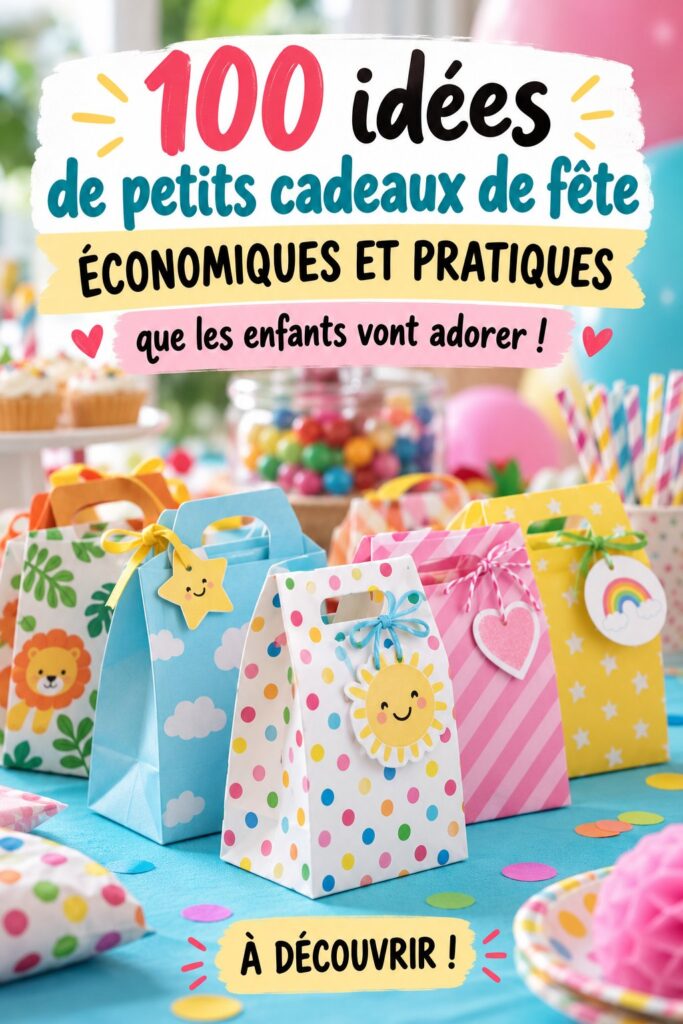 Idées de cadeaux d'anniversaire pratiques pour enfants.