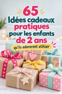 Un enfant de 2 ans jouant avec des jouets pratiques et colorés.