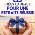 Image d'une belle sélection de cadeaux pour départ à la retraite, mélange de personnalisation et d'utilité.