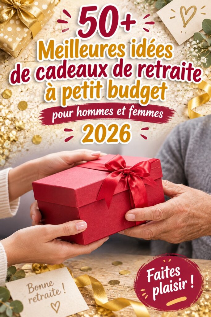 Idées de cadeaux de retraite abordables et pratiques