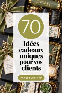 Une sélection raffinée d'idées cadeaux pour clients