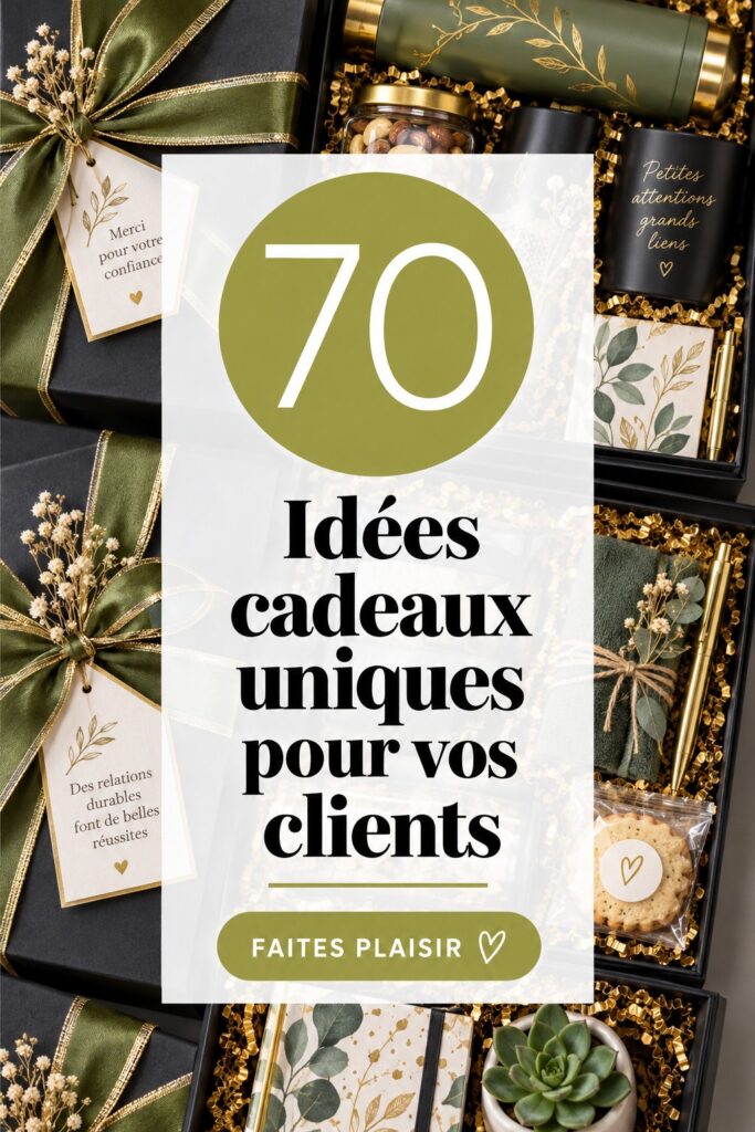 Une sélection raffinée d'idées cadeaux pour clients