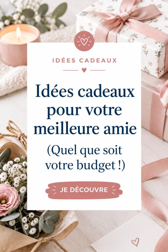 Cadeau soigneusement emballé pour une amie, reflétant une attention particulière.