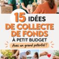 Un groupe de femmes dans un événement de collecte de fonds souriant et engagé avec des affiches