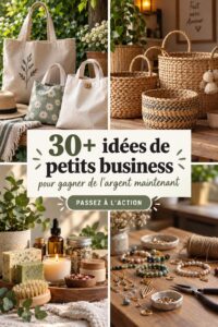 Illustration d'une femme entrepreneur travaillant sur son petit commerce à domicile